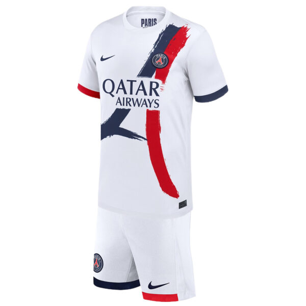 KVARATSKHELIA #7 Kids PSG Away Jersey Kit 2024/25 - Image 18