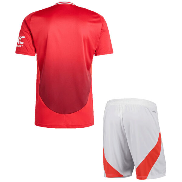 [Super Replica] Manchester United Home Kit(Jersey+Shorts) 2024/25 - Image 3