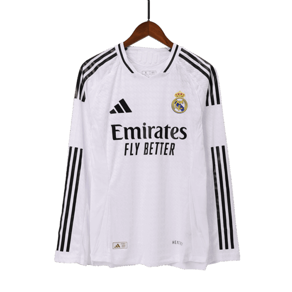 Real Madrid Home Long Sleeve Jersey Player Version 2024/25 - Image 3