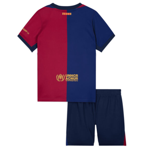 Kids Barcelona Home Spotify Logo Without Text Jersey Kit 2024/25 - Image 2