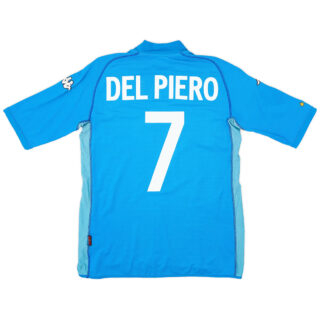 DEL PIERO #7 Retro Italy Home Jersey World Cup 2002