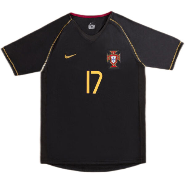 C.RONALDO #17 Retro Portugal Away Jersey World Cup 2006 - Image 2