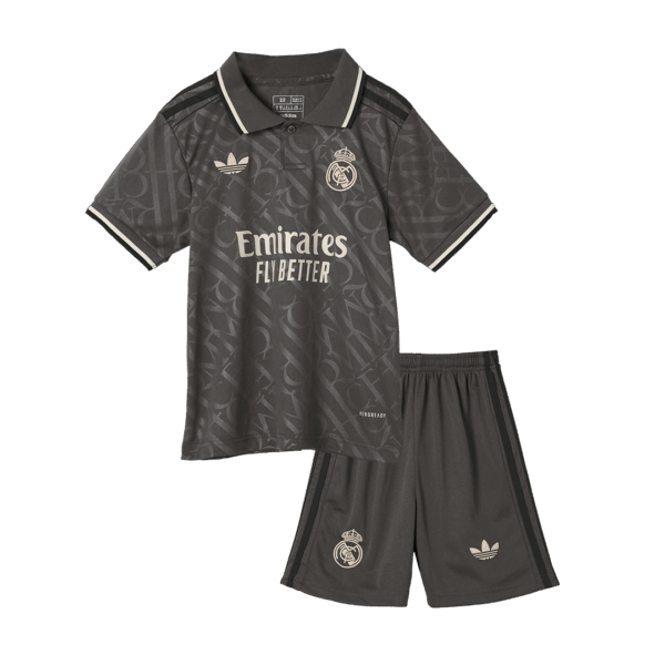 Kids Real Madrid Third Jersey Kit 2024/25 - Image 3