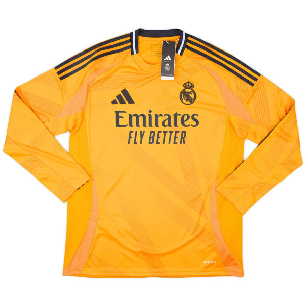 Real Madrid Away Long Sleeve Jersey 2024/25 - Image 3