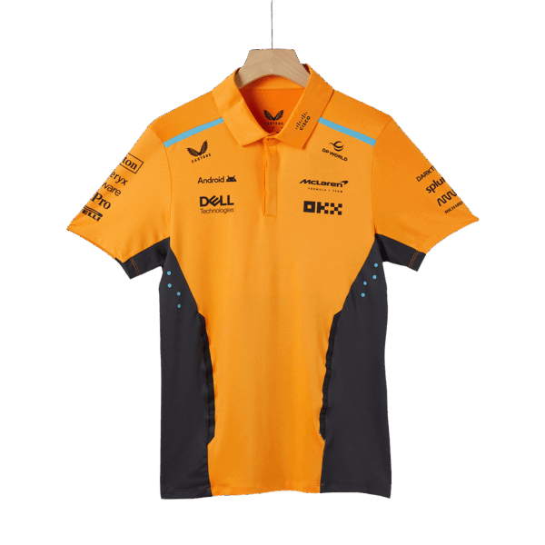 McLaren F1 Racing Team Polo Orange 2024 - Image 4