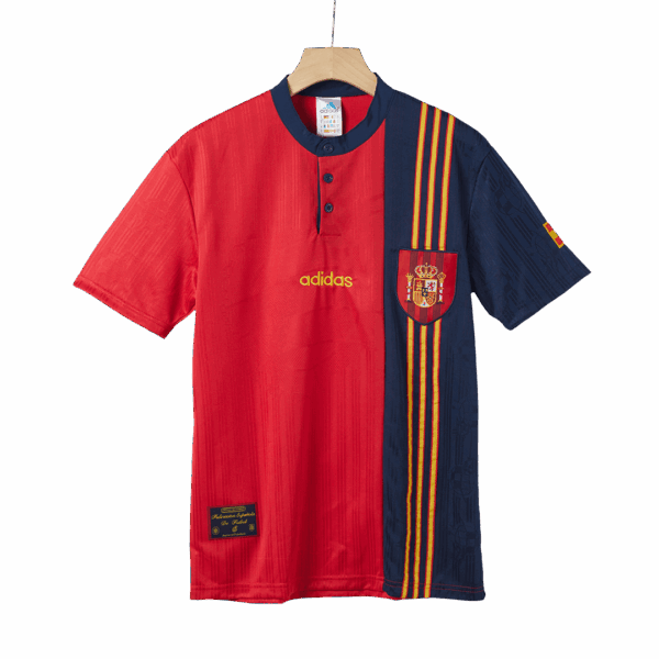 Retro Spain Home Jersey 1996 - Image 3