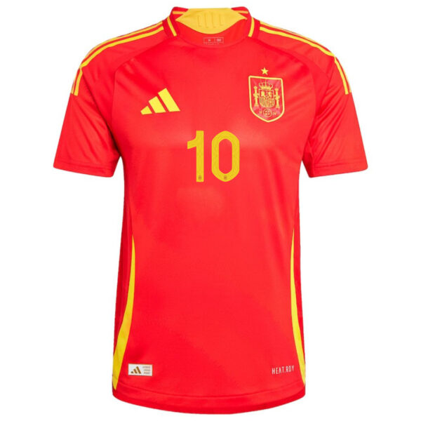 LAMINE YAMAL #10 Spain Home Jersey Player Version Euro 2024 - Image 2