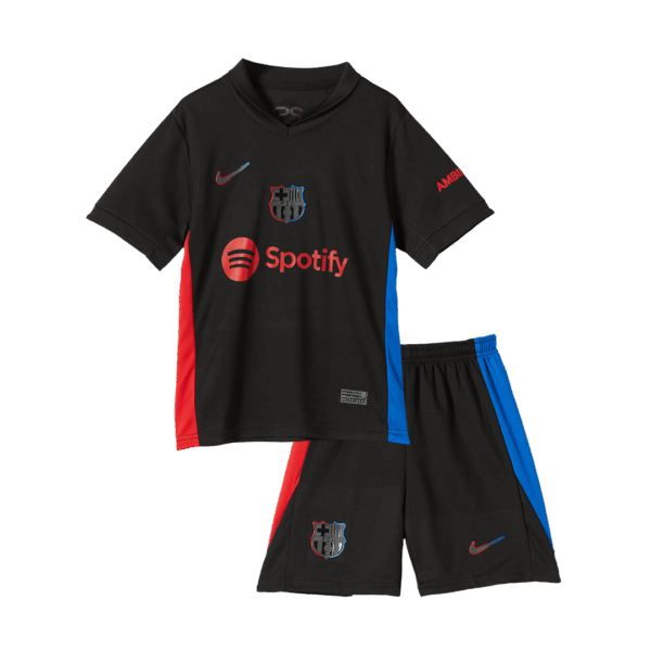 Kids Barcelona Away Kit Jersey+Shorts 2024/25 - Image 3