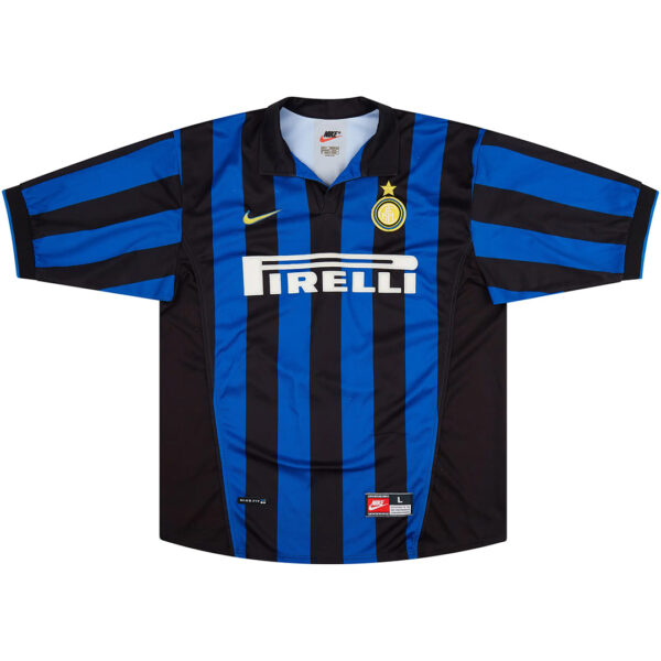 Ronaldo #9 Retro Inter Milan Home Jersey 1998/99 - Image 2