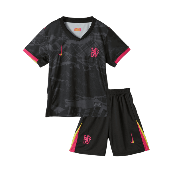 Kids Chelsea Third Kit Jersey+Shorts 2024/25 - Image 3