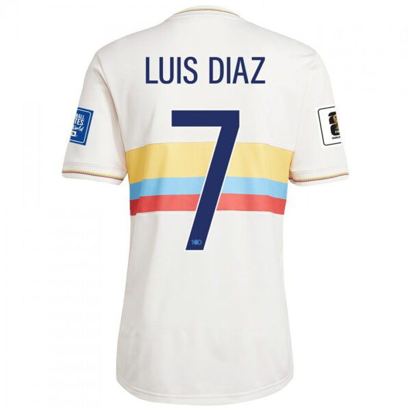 LUIS DIAZ #7 Colombia Centenary Collection Jersey 2024 - Image 2