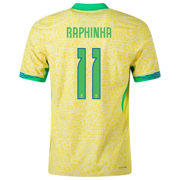 [Super Replica] RAPHINHA #11 Brazil Home Jersey Copa America 2024 - Image 2