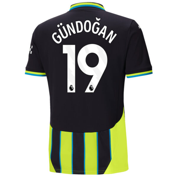 GUNDOGAN #19 Manchester City Away Jersey 2024/25 - Image 2