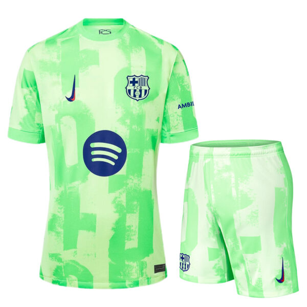 [Super Replica] Barcelona Third Spotify Logo Without Text Full Kit 2024/25 - Image 2