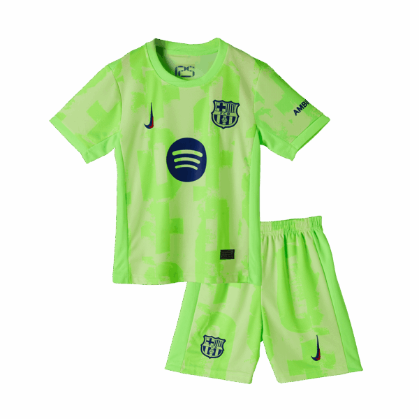 Kids Barcelona Third Spotify Logo Without Text Jersey Kit 2024/25 - Image 3