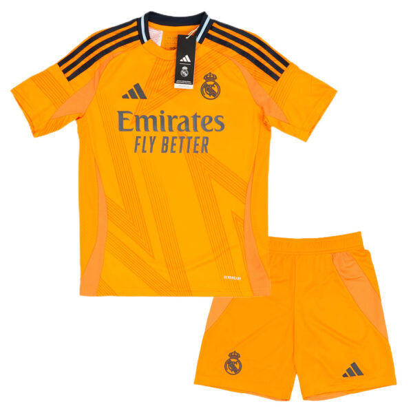 Kids Real Madrid Away Kit Jersey+Shorts 2024/25 - Image 3