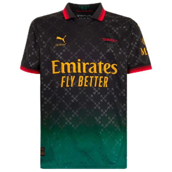 "GIMENEZ" #7 AC Milan Fourth Jersey 2024/25 - Image 2