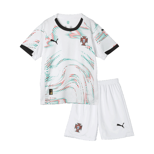 Kids Portugal Away Kit 2025 - Image 3