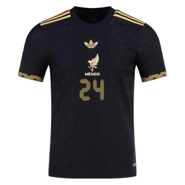 L. CHAVEZ #24 Mexico Third Jersey Gold Cup Player Version 2025 - Image 2