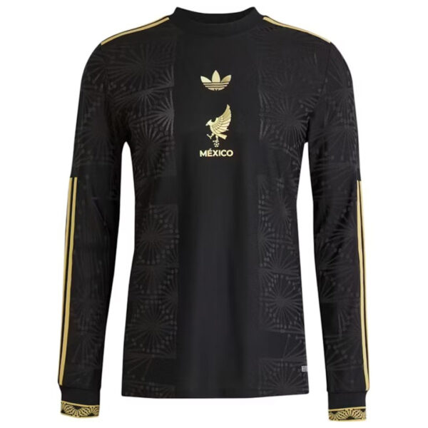 Mexico Third Long Sleeve Jersey Kit Gold Cup Player Version 2025 - Image 2