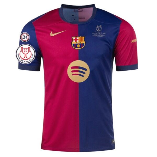 [Super Replica] Barcelona Copa Del Rey Final Home Jersey 2024/25