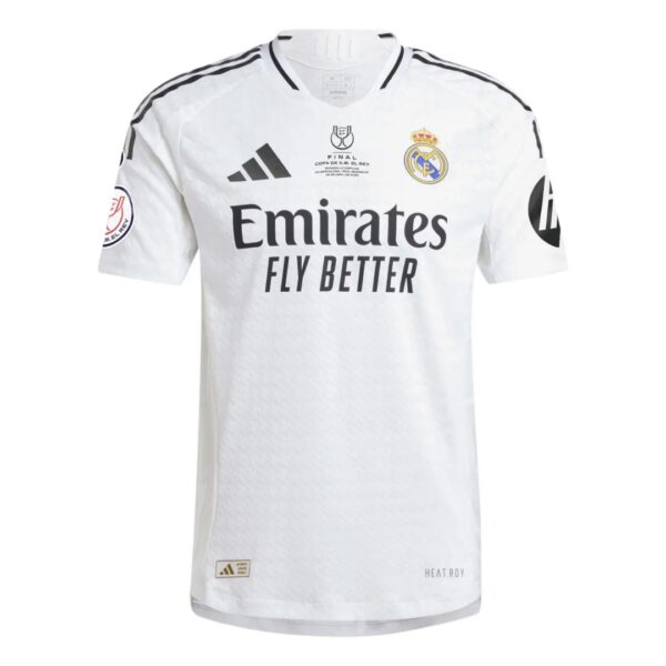 Real Madrid Home Copa del Rey Final Jersey Player Version 2024/25