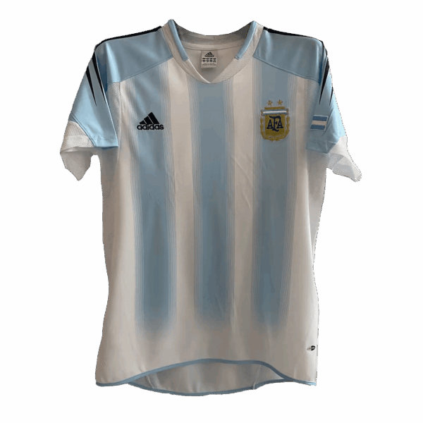 Argentina Retro Home Jersey 2004/05 - Image 3