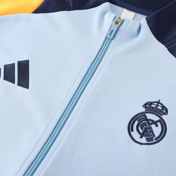 Real Madrid Training Jacket Gray 2024/25 - Image 6