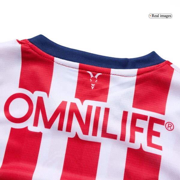 Kids Chivas Home Kit(Jersey+Shorts) 2024/25 - Image 15