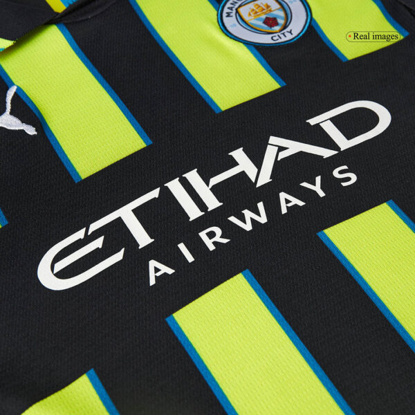 RODRIGO #16 Kids Manchester City Away Full Jersey Kit 2024/25 - Image 11