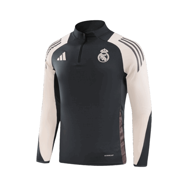 Kids Real Madrid Zipper Sweat Kit(Top+Pants) 2024/25 - Image 3