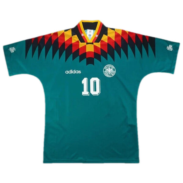 Germany MATTHAUS #10 Retro Jersey Away World Cup 1994 - Image 2