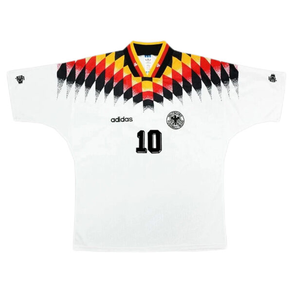 MATTHAUS #10 Retro Germany Home Jersey 1994 - Image 2