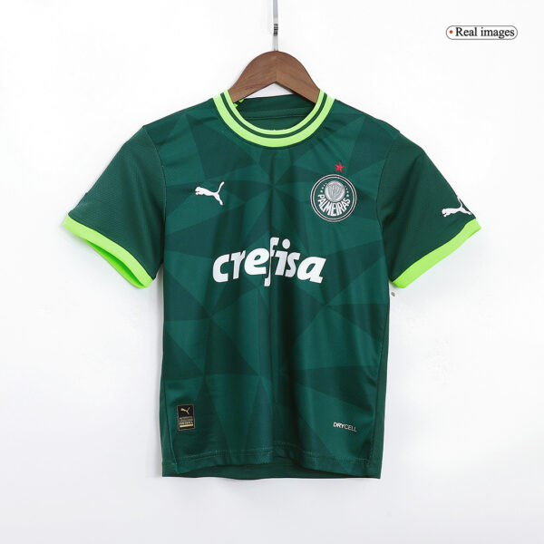 Kids SE Palmeiras Home Jersey Kit Replica 2023/24 - Image 4