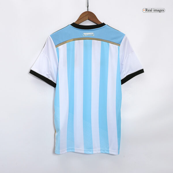 Messi #10 Argentina Retro Home Jersey 2014/15 - Image 4
