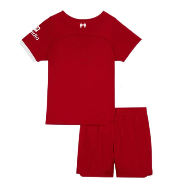 Kids Liverpool Home Jersey Kit 2023/24 - Image 2