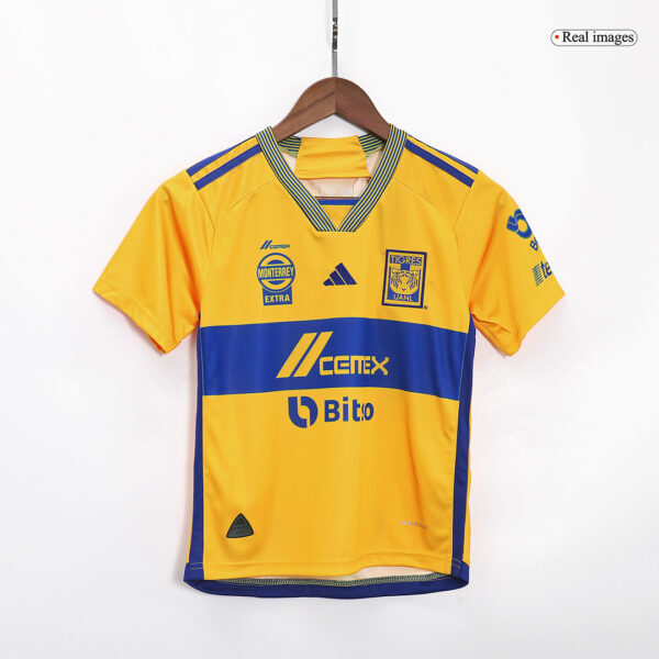 Kids Tigres UANL Home Kit Jersey+Short 2023/24 - Image 6