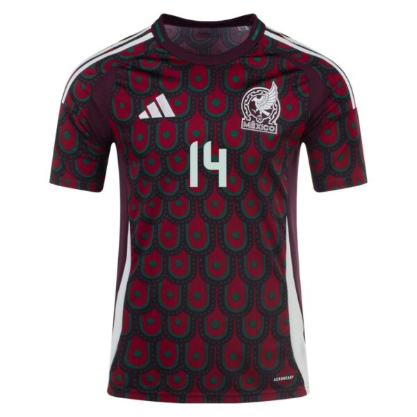 Chicharito #14 Mexico Home Jersey Copa America 2024 - Image 2