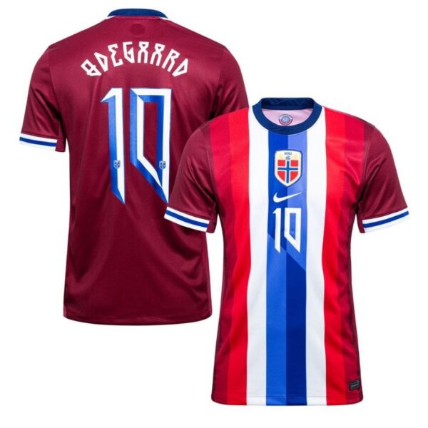 ODEGAARD #10 Norway Home Jersey 2024 - Image 3