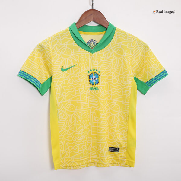 Kids Brazil Home Kit Copa America 2024 - Image 5