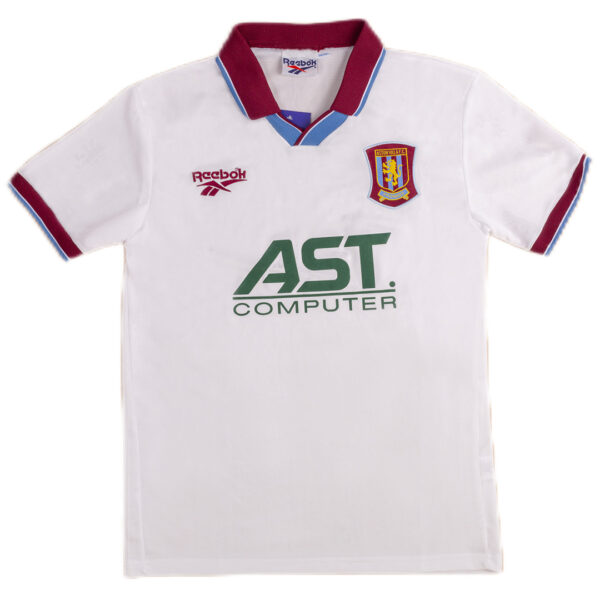 MILOSEVIC #9 Retro Aston Villa Away Jersey 1996/98 - Image 2
