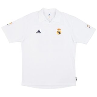 Retro Real Madrid Centenary Home Jersey 2002/03