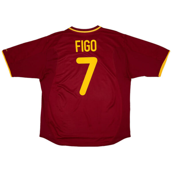 FIGO #7 Retro Portugal Home Jersey Euro Cup 2000