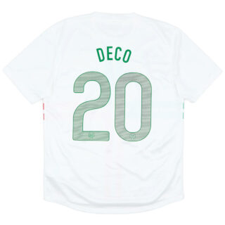 DECO #20 Retro Portugal Away Jersey Euro Cup 2012
