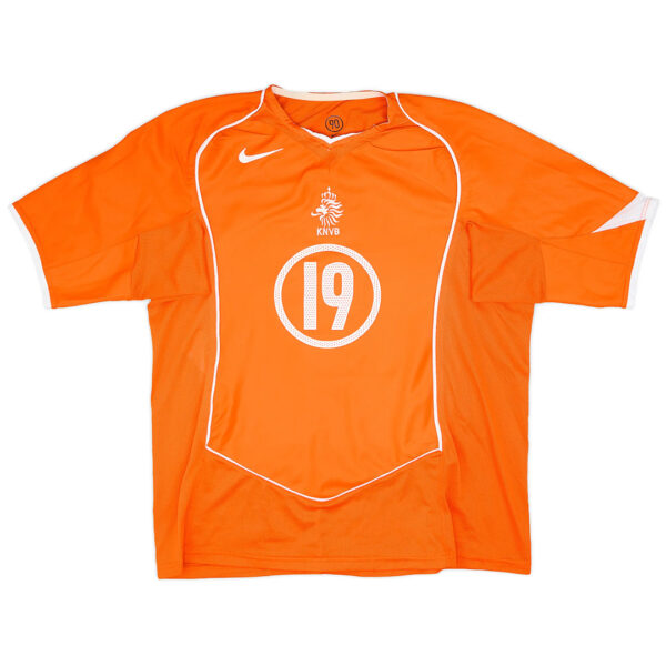 ROBBEN #19 Netherlands Retro Jersey Home EURO 2004 - Image 2