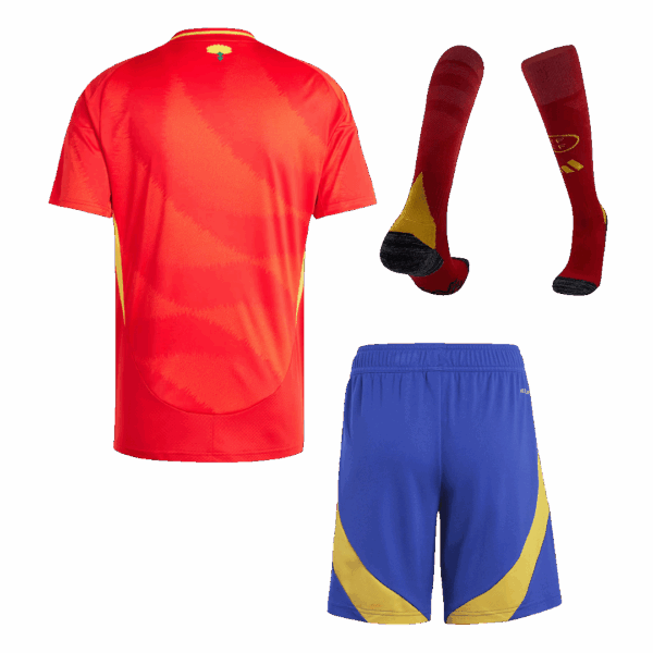 [Super Replica] Spain Home Whole Kit Euro 2024 - Image 2