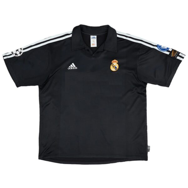 Zidane #5 Real Madrid Retro Jersey Centenary Away 2002/03 - Image 2