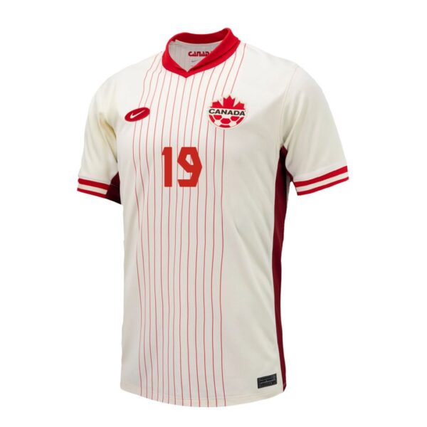 DAVIES #19 Canada Away Jersey Copa America 2024 - Image 2