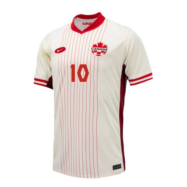 J. DAVID #10 Canada Away Jersey Copa America 2024 - Image 2