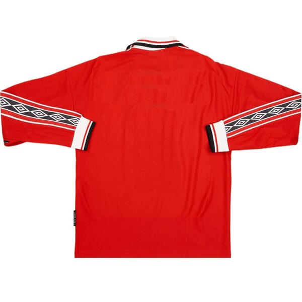 Manchester United Retro Jersey Home Long Sleeve 1998/00 - Image 2